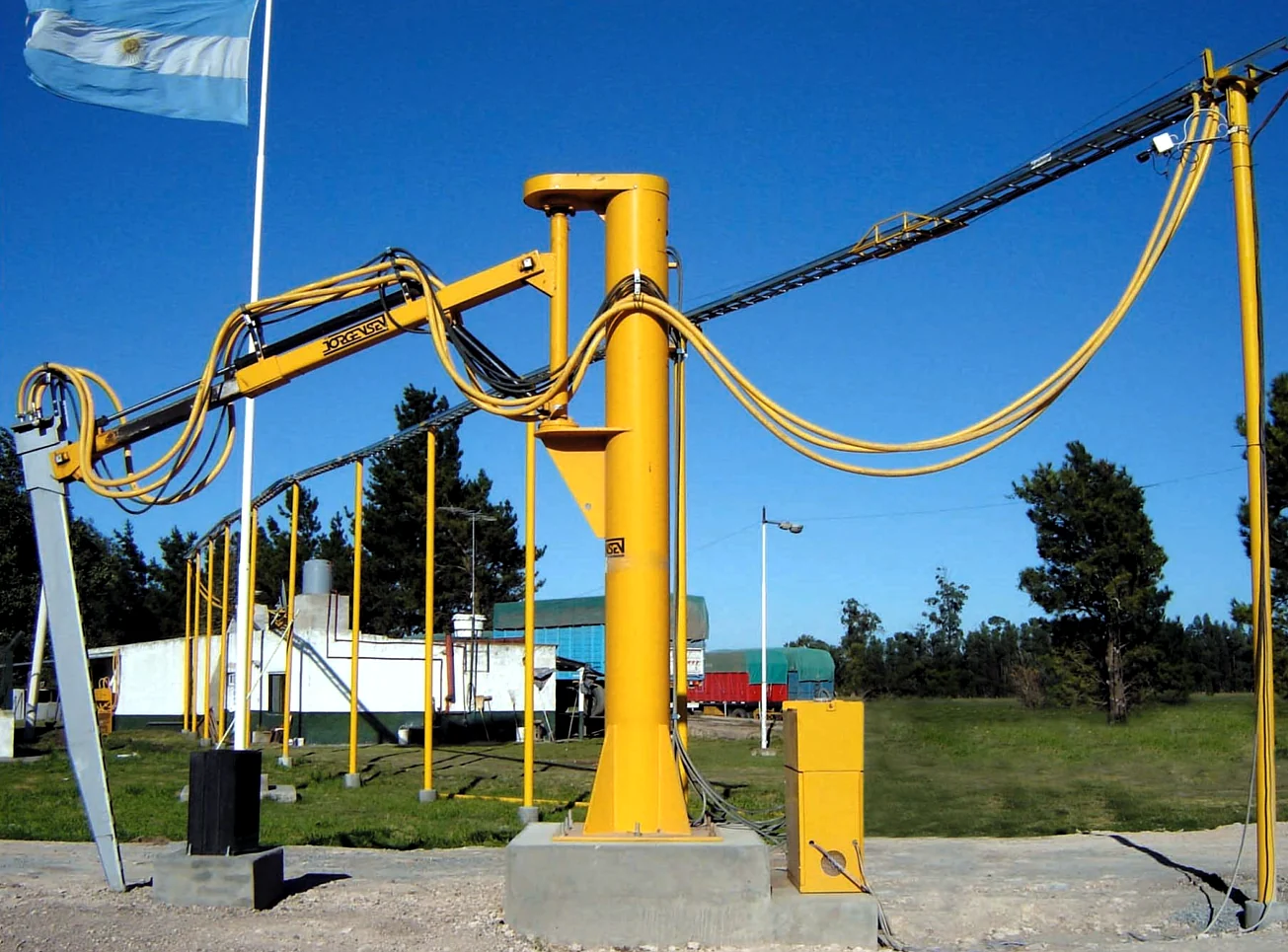 Equipo de calado y muestreo instalado en planta