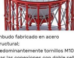 Embudo del silo elevado