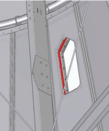 Ventana de inspección del silo